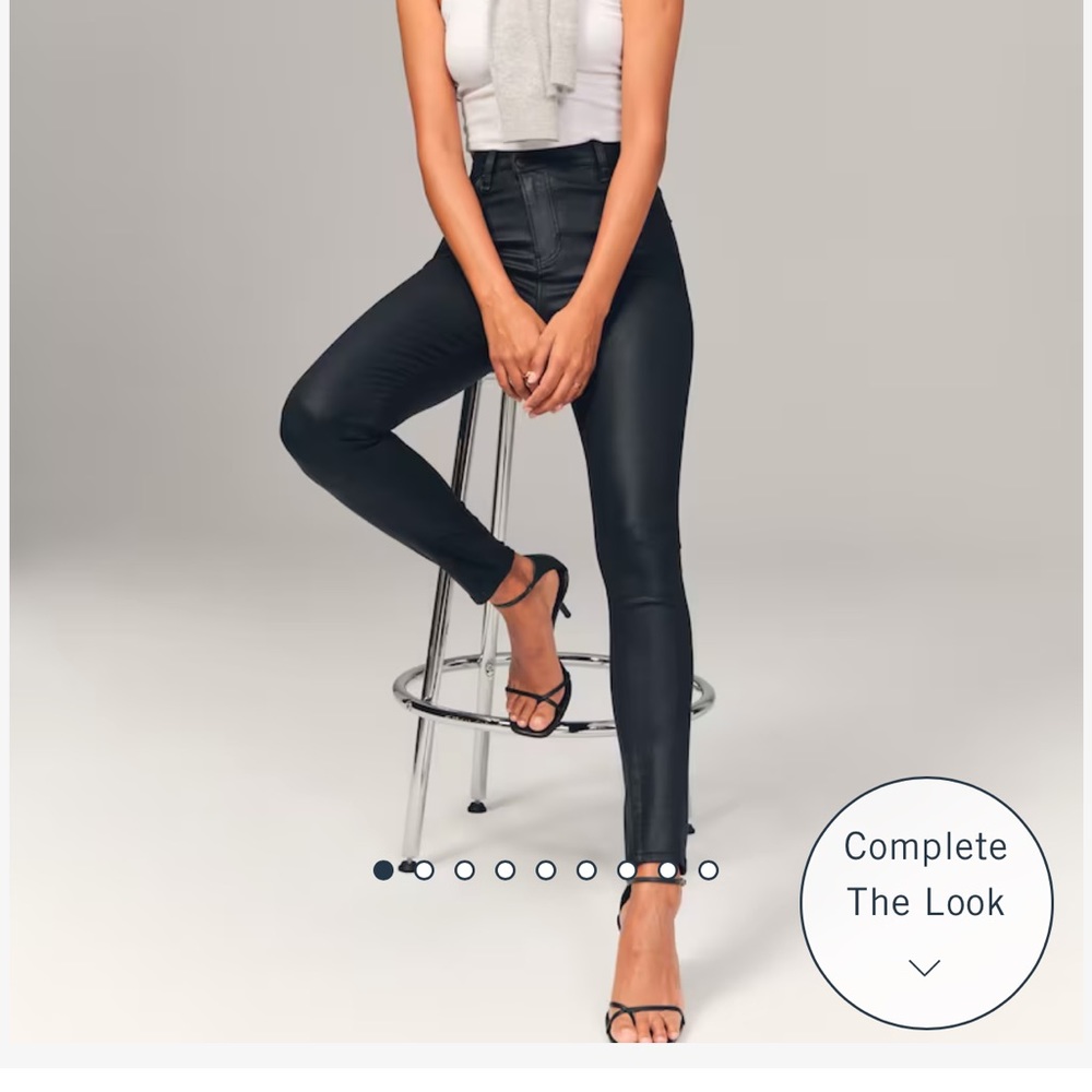 Abercrombie & fitch high rise super skinny ankle